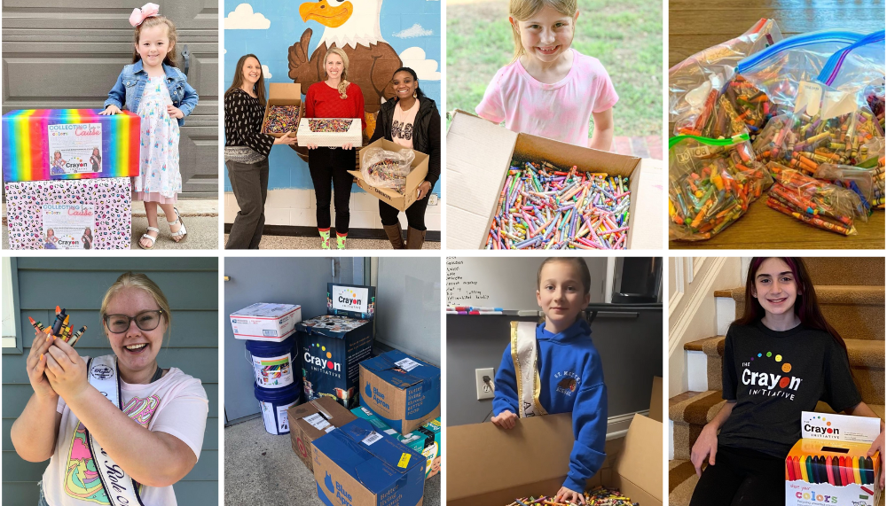 The Crayon Journey, Step 1 Crayon Drives + Donations